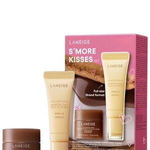 LANEIGE S'More Kisses Lip Balm Set - Vanilla and Chocolate